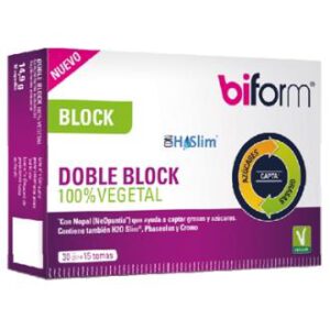 Doble Block 100%vegetal  30cápsulas