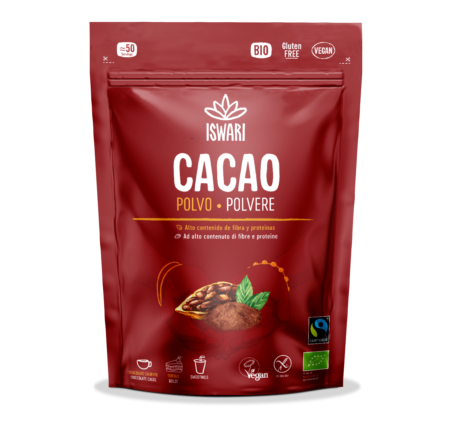 CACAO en polvo Bio 125g. 1 CACAO en polvo Bio 125g.